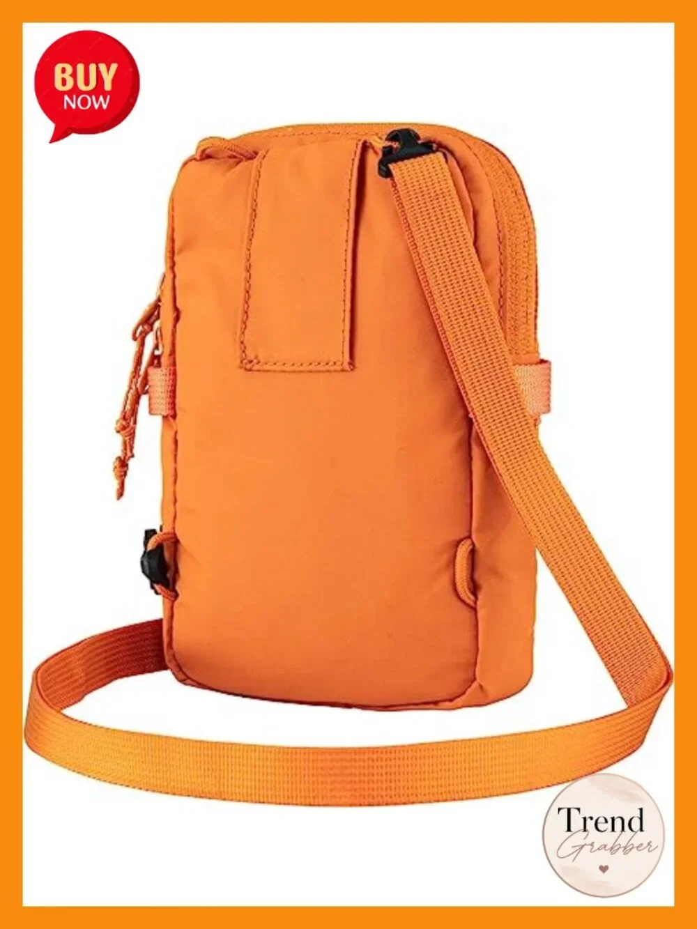 Water-Resistant Crossbody Bag with Adjustable Strap, Lightweight Travel Pack